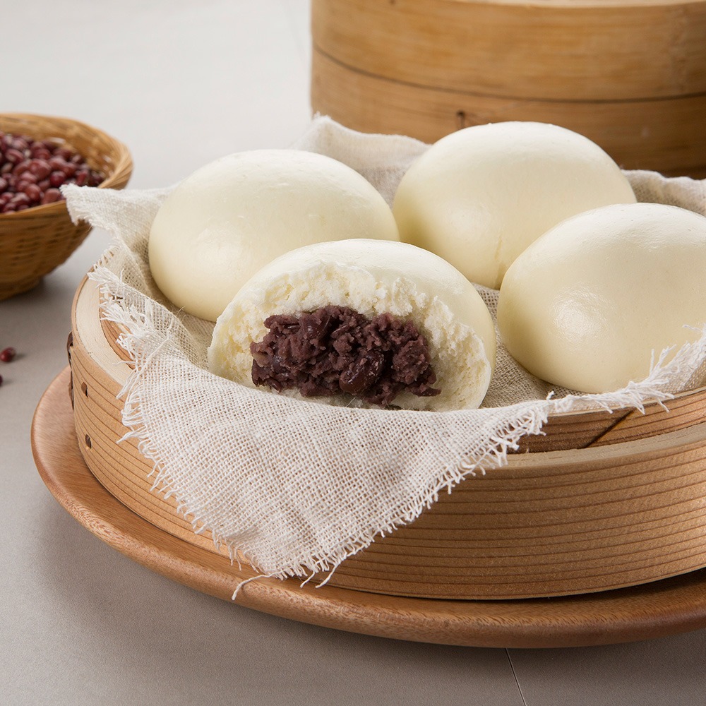Direct selling Anheung Steamed Bun 1.6kg, 25 Korean Red Beans